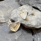 Solid Silver Heart Stud - 0930S