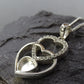 Silver Triple heart Necklace - 0968S