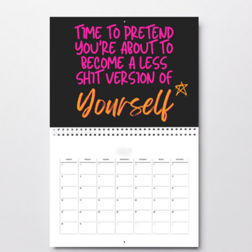 2026 Swearword Wall Calendar