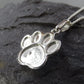 Solid Silver Dog Paw Necklace - 1007S