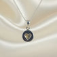 Small Silver Heart Necklace - 1008S