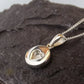 Small Silver Heart Necklace - 1008S