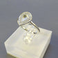 Solid Silver Tear Drop Ring  - 1018J