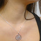 Modern Design silver Necklace - 1024S