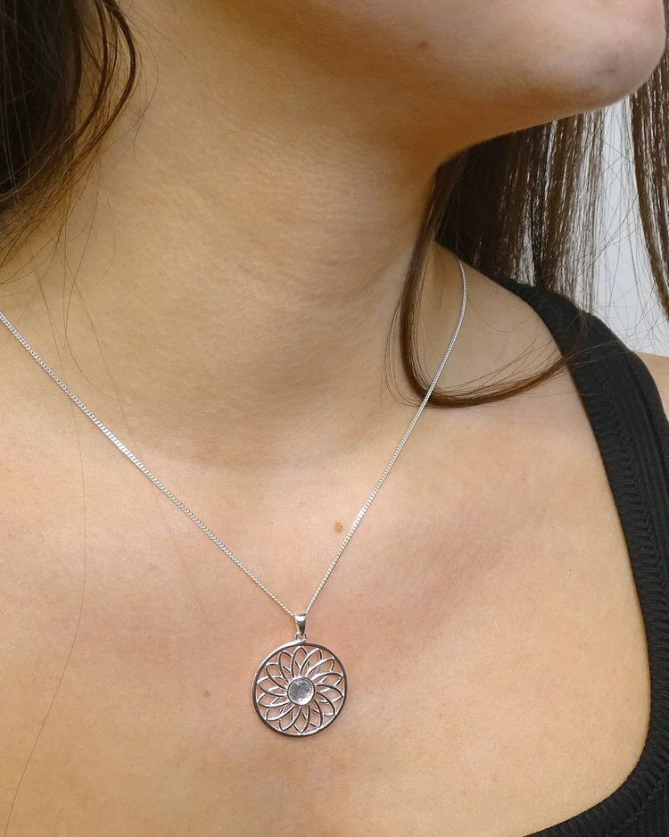 Modern Design silver Necklace - 1024S