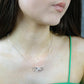 Solid Silver Infinity Necklace - 1034S