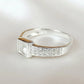 Sold Silver cz ring   -  1036N