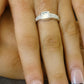 Sold Silver cz ring   -  1036N
