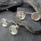 Silver Ear Stud two part - 1065S