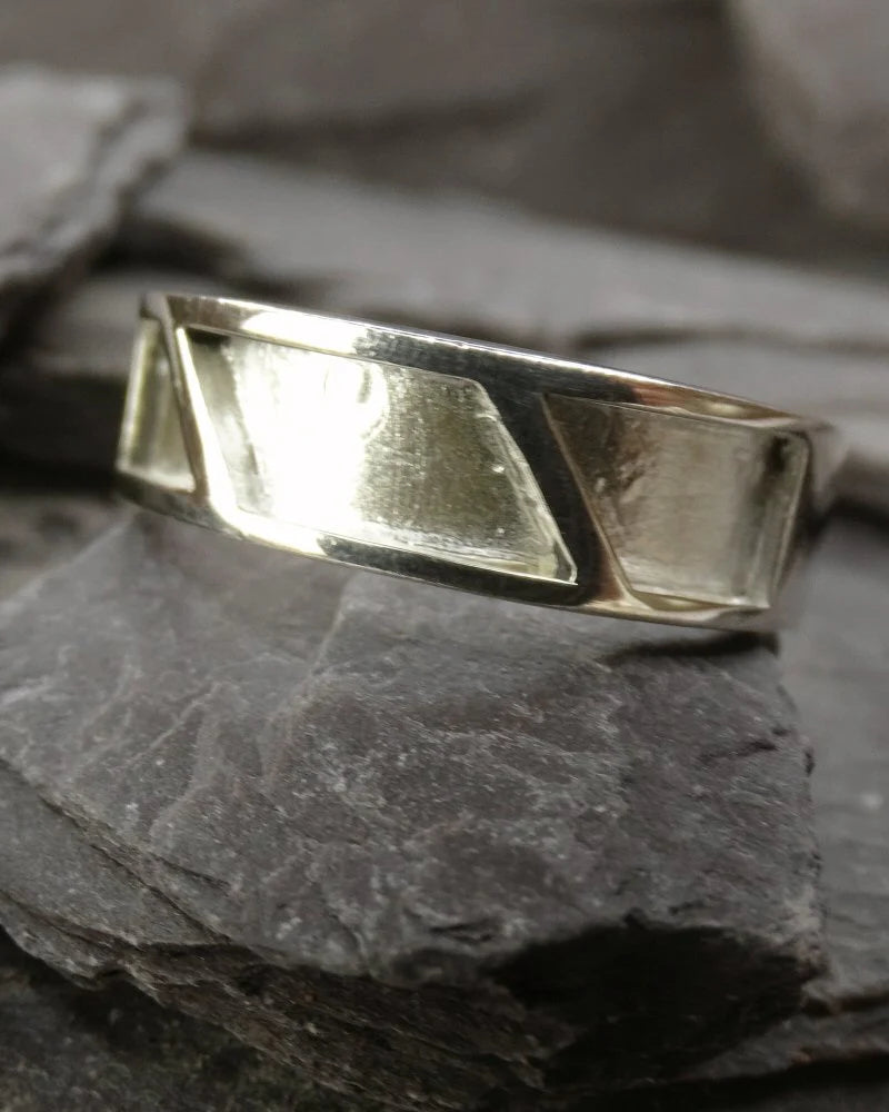 Silver Gents Channel Ring - 1073R