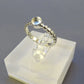 Silver Bobble Shank Ring - 1080J