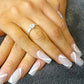 Silver Bobble Shank Ring - 1080J
