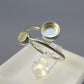 Two Stone Adjustable Ring 6mm & 4mm- 1090S