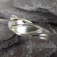 Silver swirl ring - 1098J