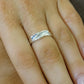 Silver swirl ring - 1098J