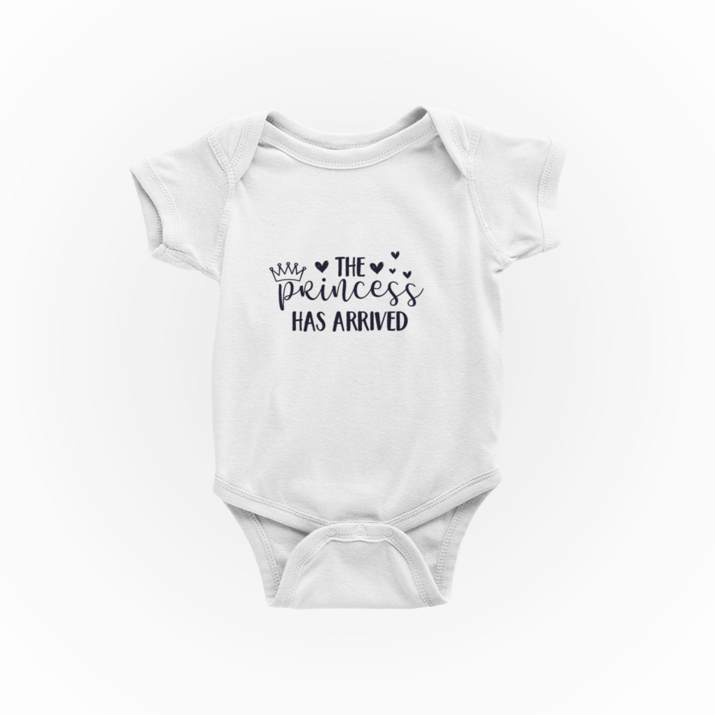 The Princess Has Arrived Girls - Baby Vest