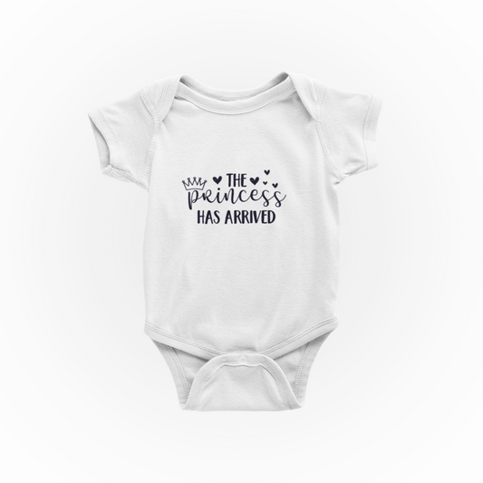 The Princess Has Arrived Girls - Baby Vest