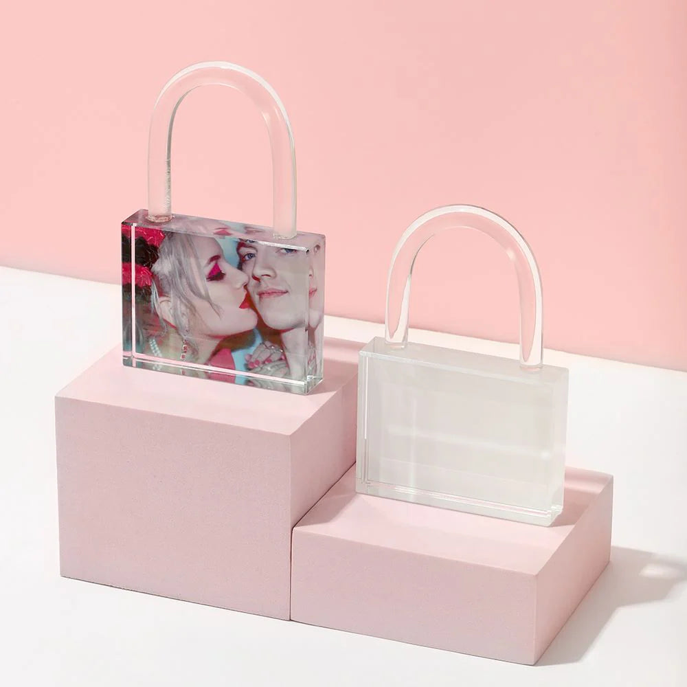Crystal Photo Lock - With Gift Box