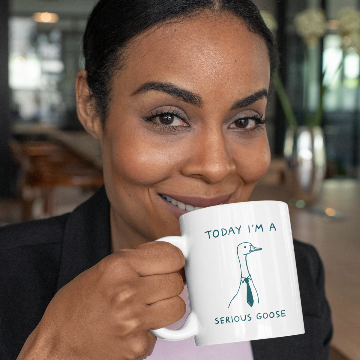 Today I'm a serious Goose - 11oz Ceramic Mug