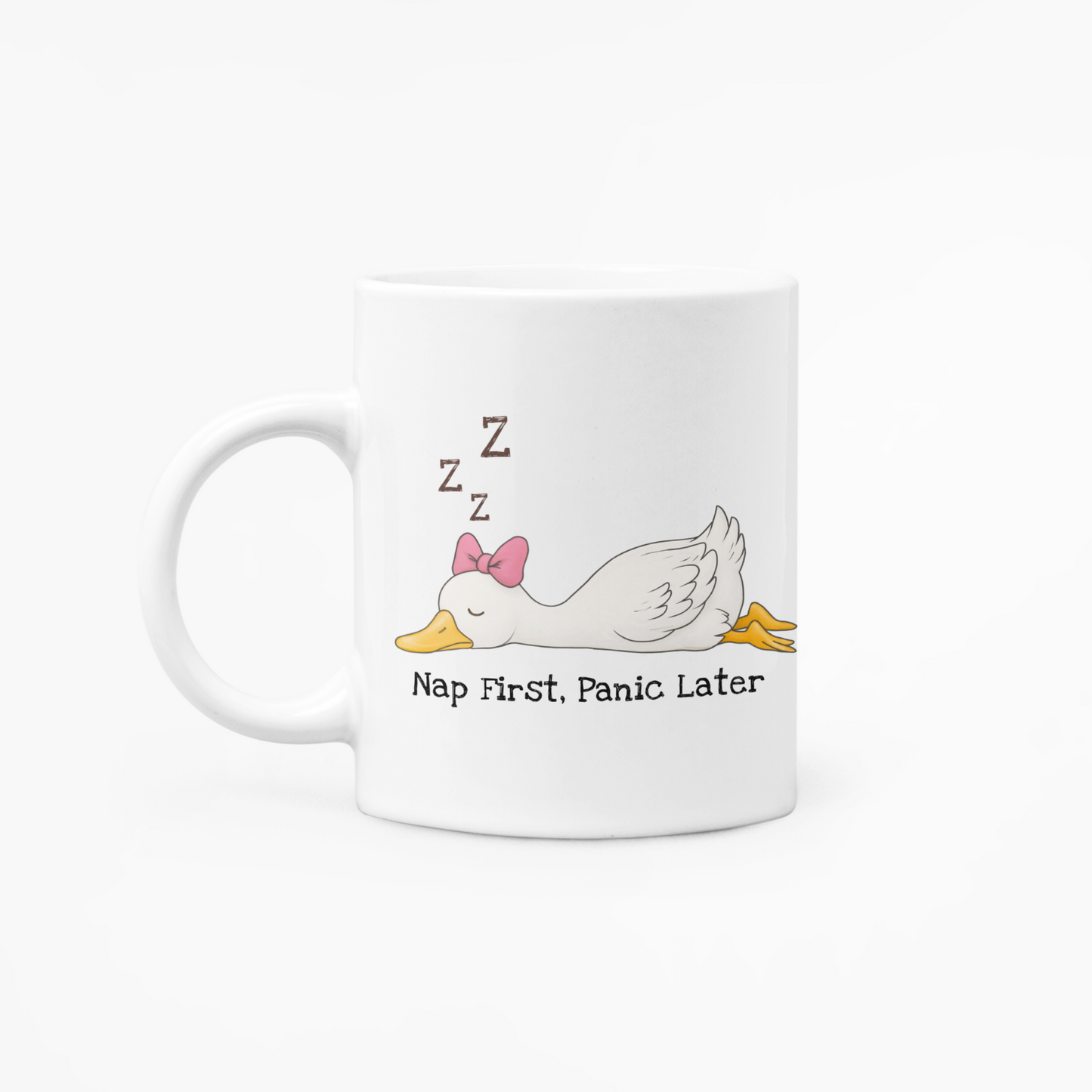 Nap first panic later - 11oz Mug