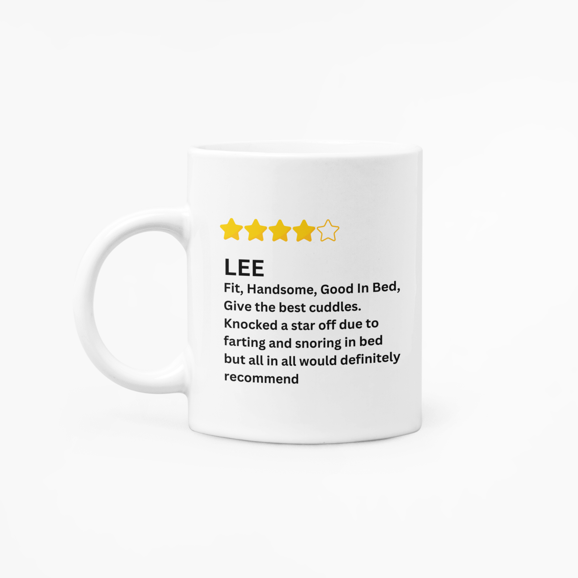 Personalised 4 Stars  - 11oz Mug