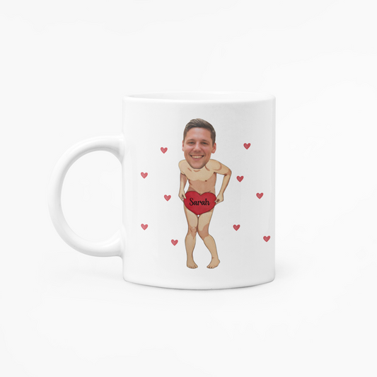 Photo Valentine Man - Personalised 11oz Mug