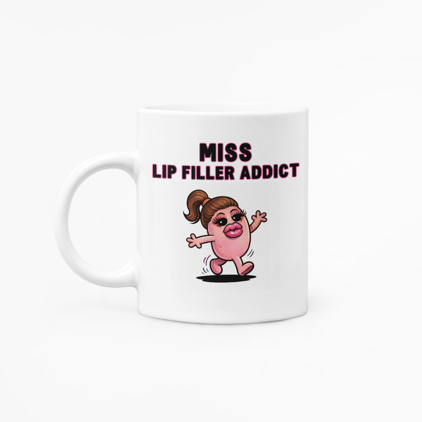 Miss Lip Filler Addict / Blonde & Brunette - 11oz Mug