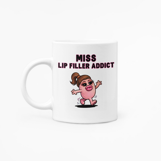 Miss Lip Filler Addict / Blonde & Brunette - 11oz Mug