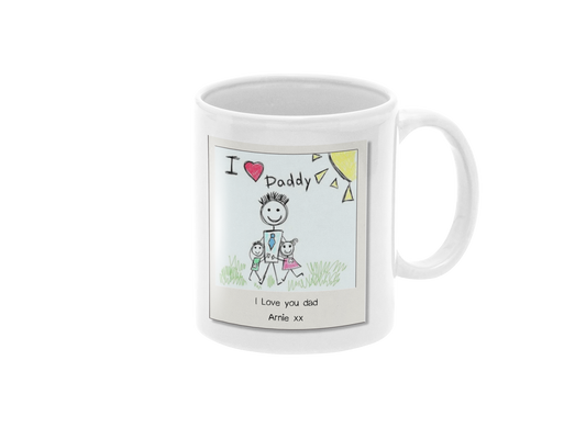 Personalised Childs Drawing - 11oz Mug
