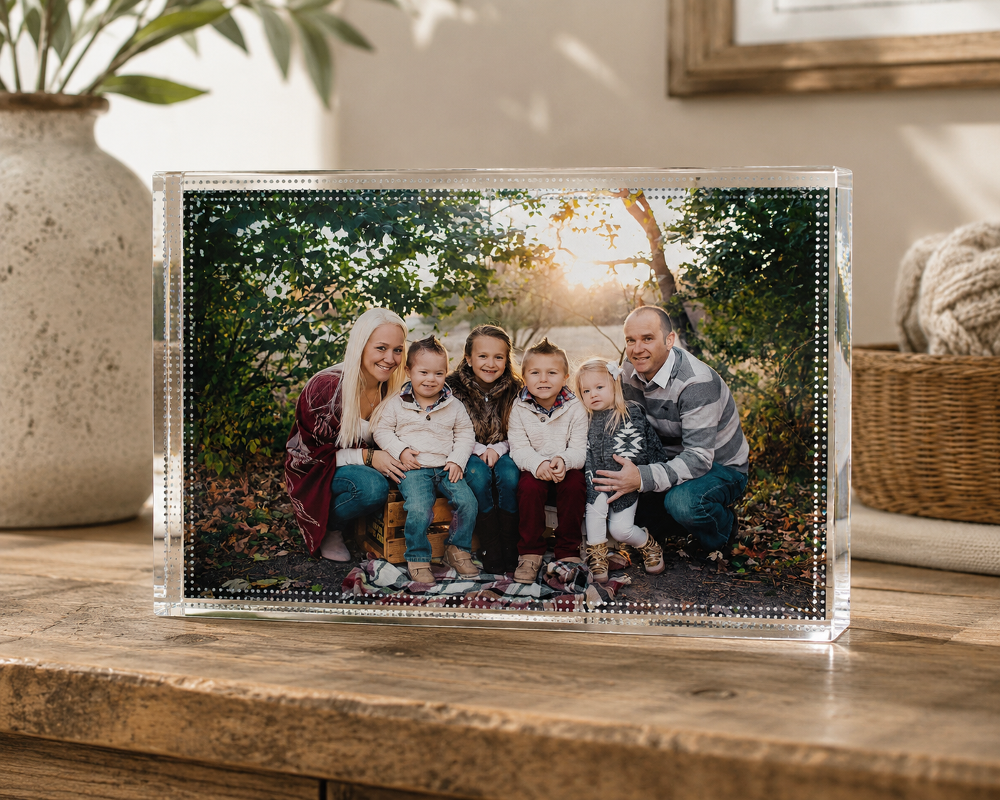 Landscape Crystal Photo Block