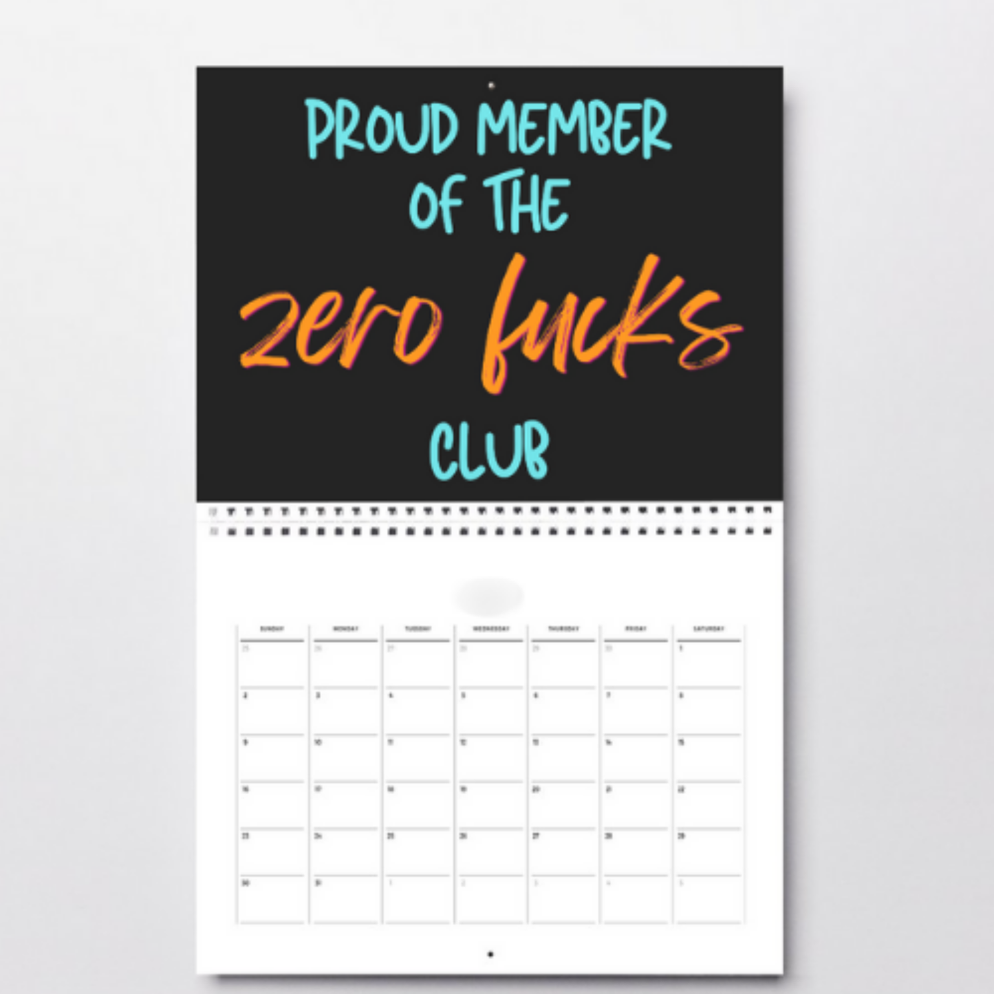 2026 Swearword Wall Calendar