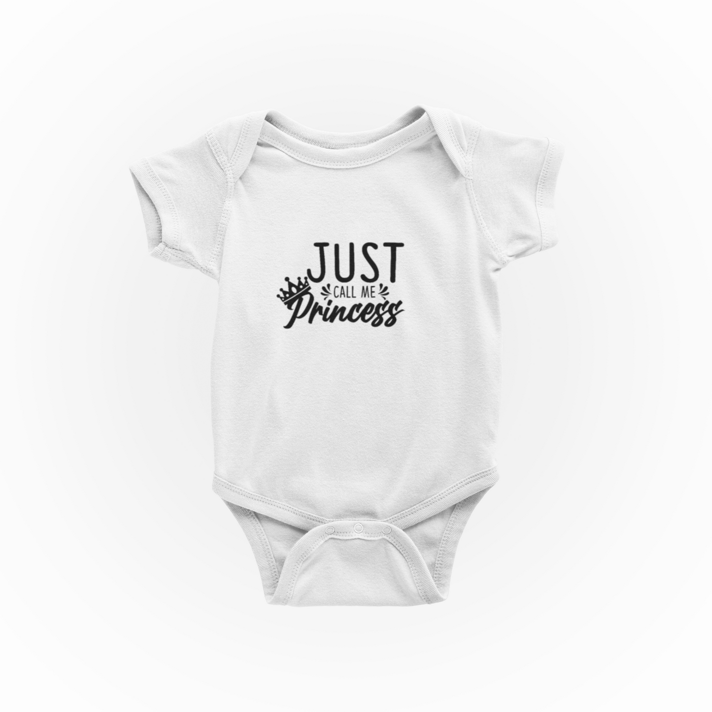 Just Call Me Princess Girls - Baby Vest