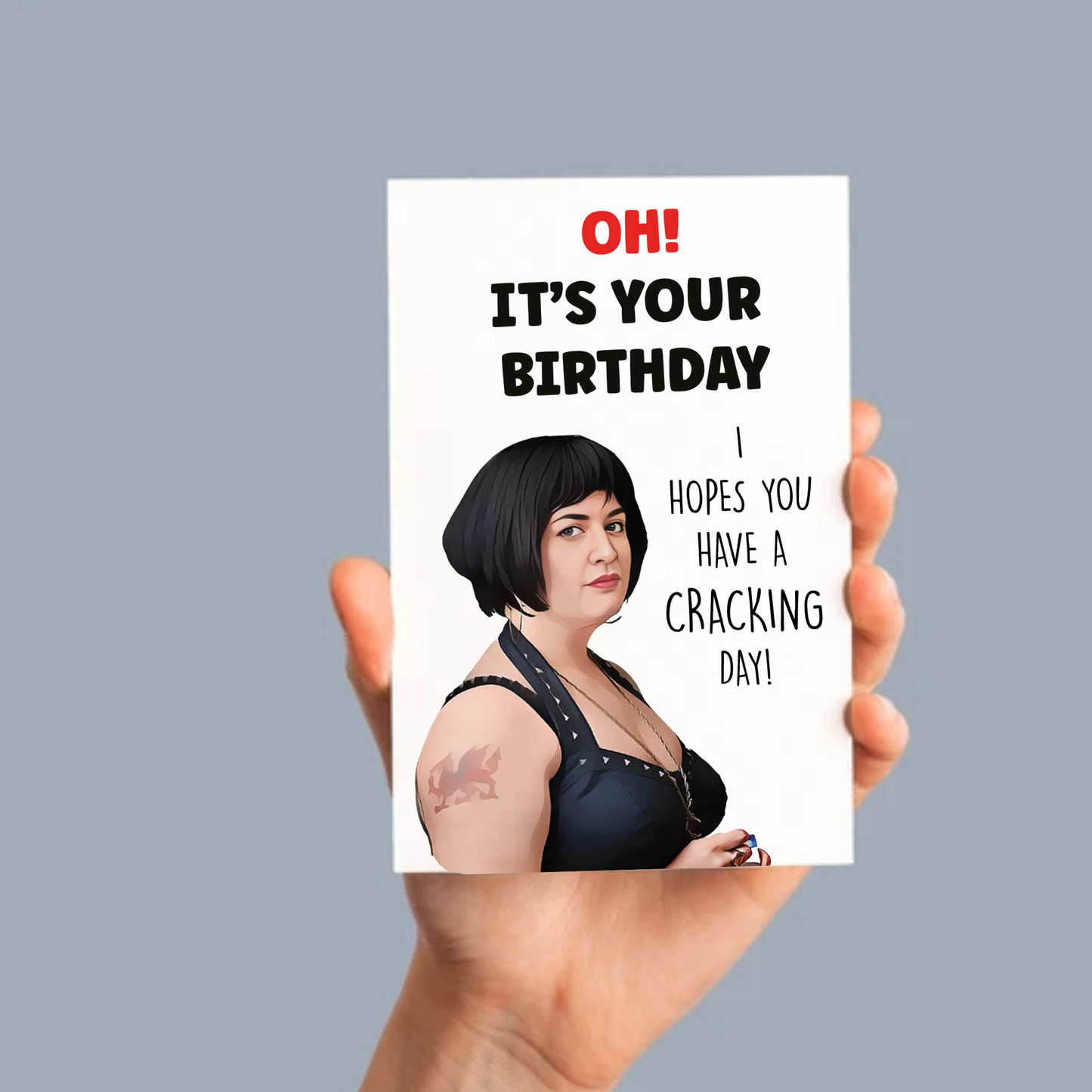 Nessa TV Show Gavin & Stacey - Novelty Birthday Card