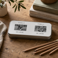Personalised Metal Pencil Tin Family 2 Photo Upload