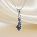 Dainty Heart Sterling Silver Memorial Pendant