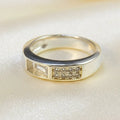 CZ Channel Sterling Silver Memorial Ring