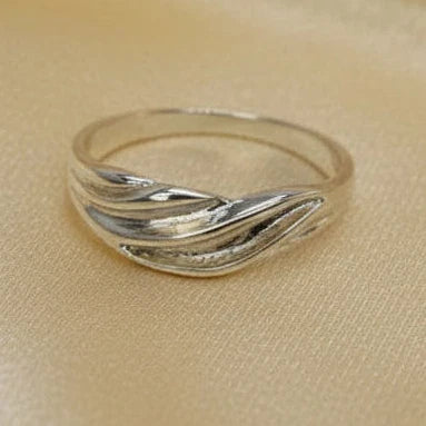 Modern Sterling Silver Memorial Ring