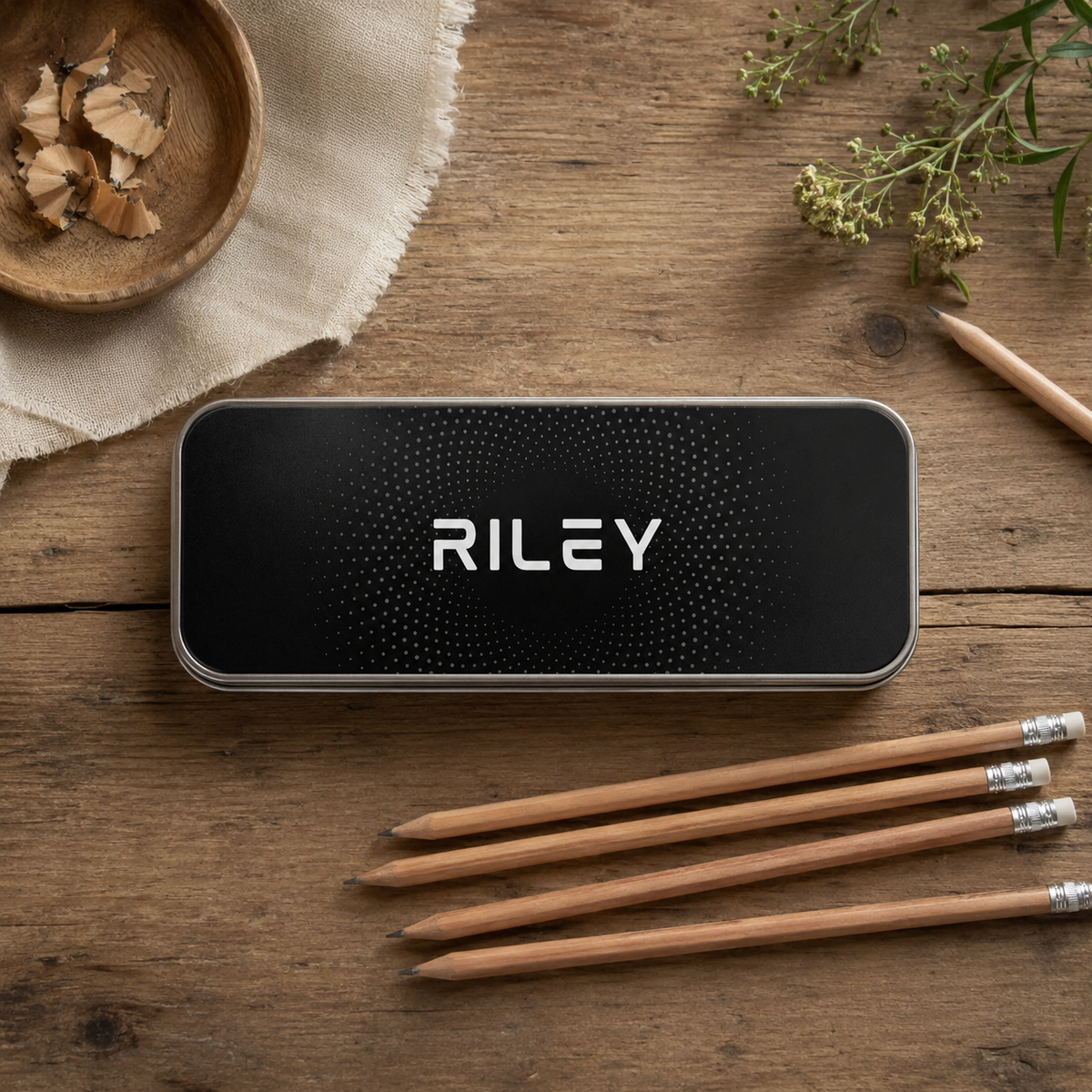 Personalised Metal Pencil Tin Sci-Fi