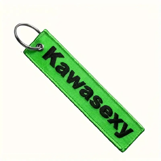 Kawasexy Embroidered Keyring