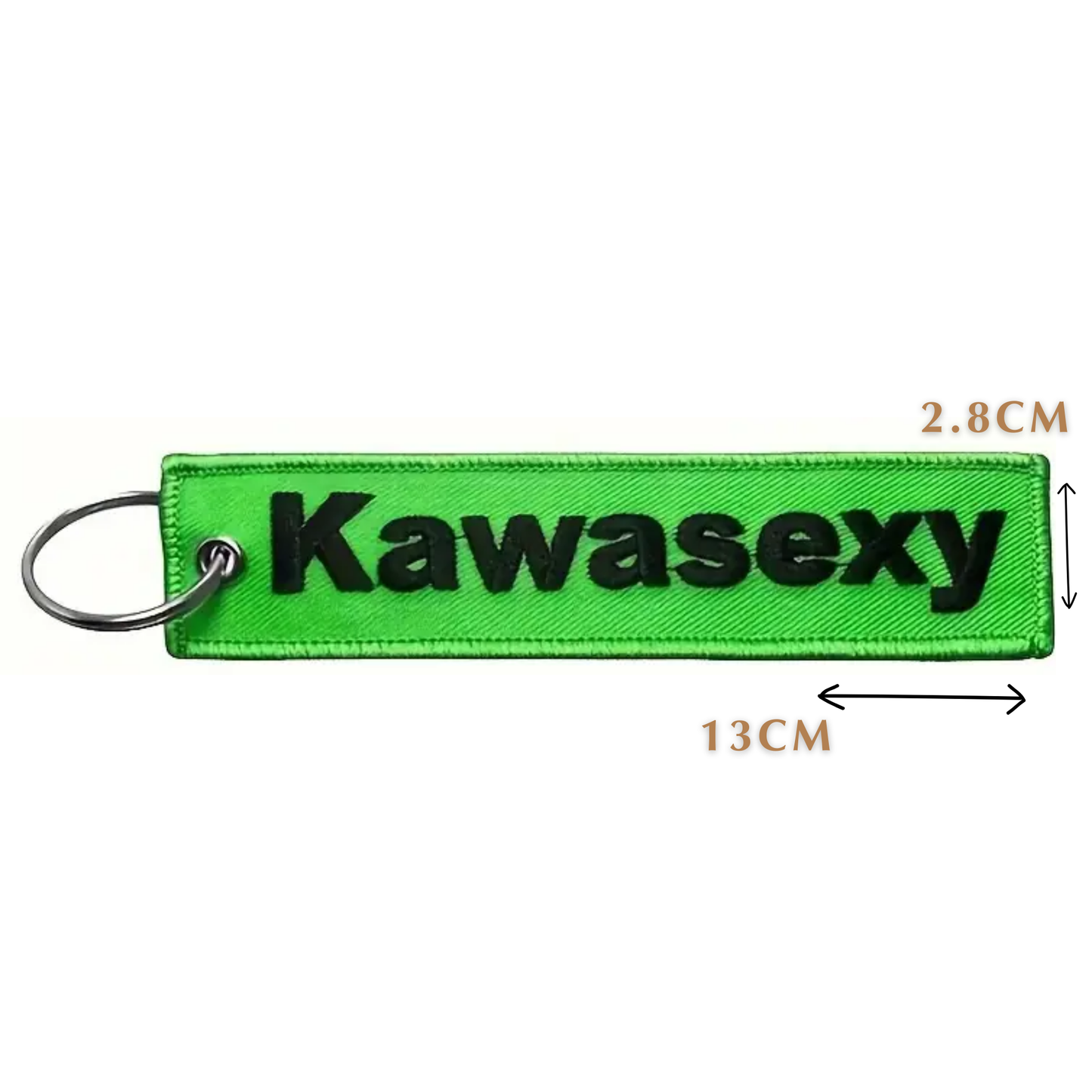 Kawasexy Embroidered Keyring