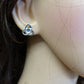 Solid Silver Celtic Style Stud Earrings - 2005S