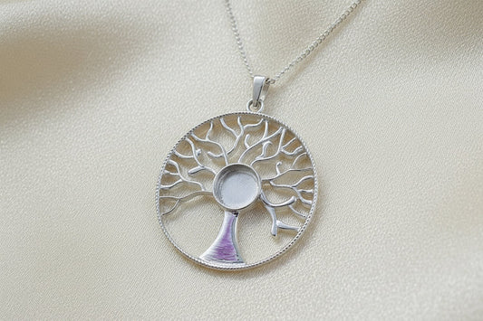 Silver Tree Of Life Necklace - 2009S