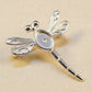 Silver Dragonfly Brooch - 0019S