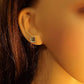 Square Silver Earring - 0028S