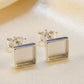 Square Silver Earring - 0028S