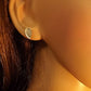 Silver Pear Shape Stud Earring - 0018S