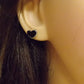 Solid Silver Heart Stud - 0930S