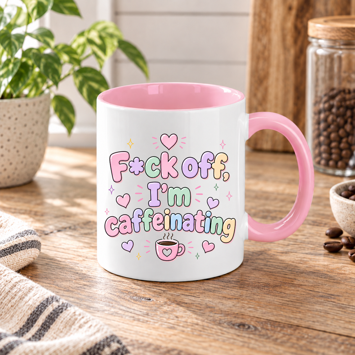 F*ck off I'm Caffeinating  – Funny Rude Mug