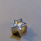 Silver Star Bangle Charm for bracelet - 0873S