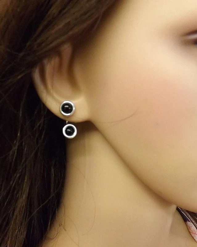 Silver Ear Stud two part - 1065S
